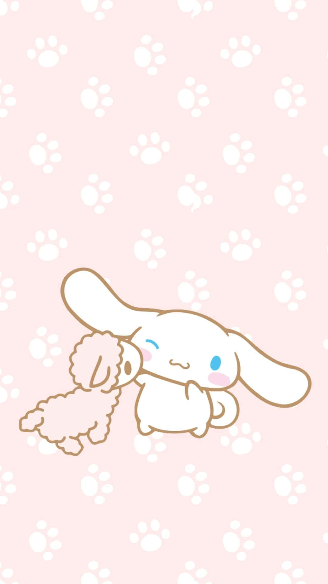Cinnamoroll Phone, white bunny, blue eyes, Full HD Phone Wallpaper
