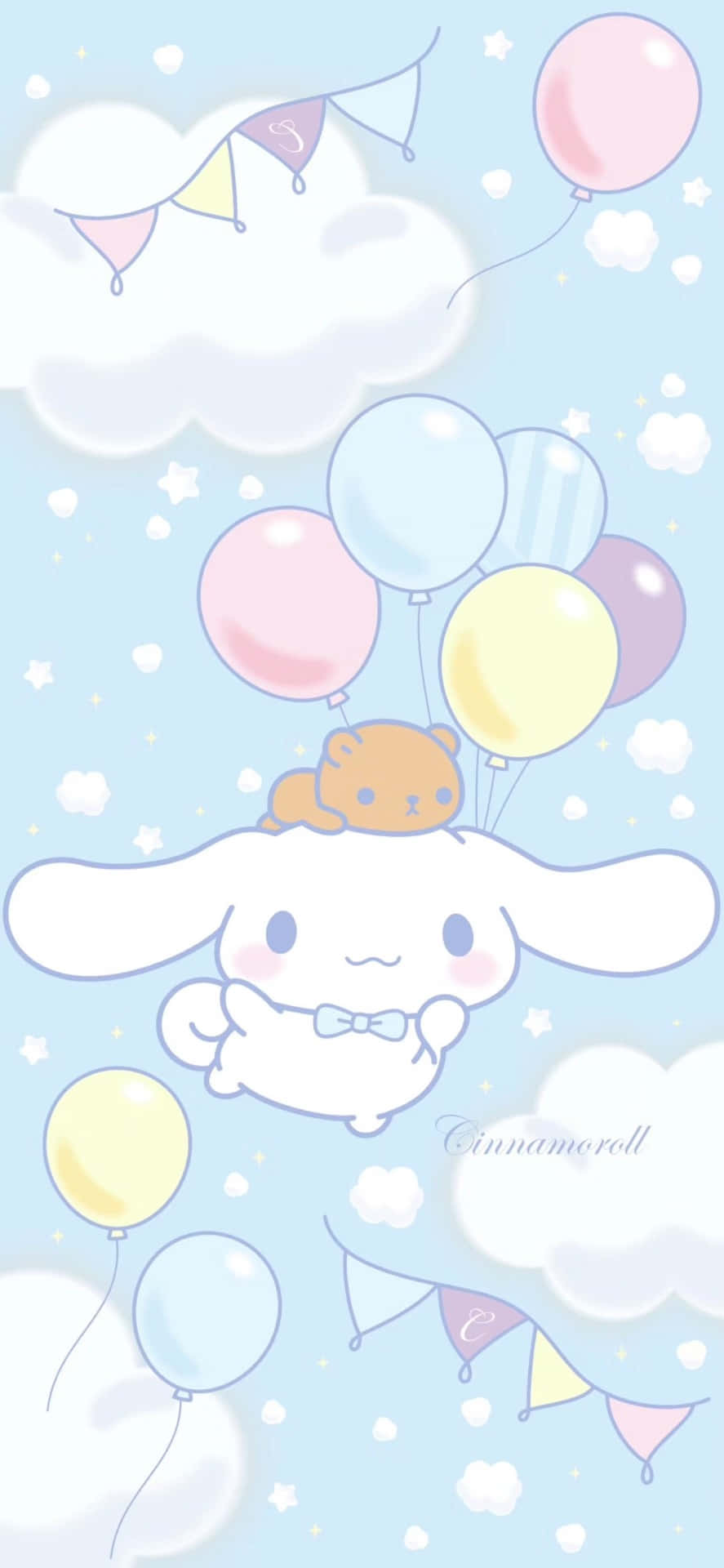 Cinnamoroll Phone, Cinnamoroll, white bunny, Full HD Phone Wallpaper