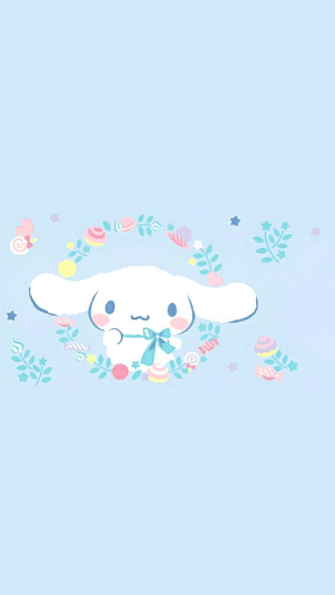 Cinnamoroll, Sanrio, white cartoon cat, Full HD Phone Wallpaper