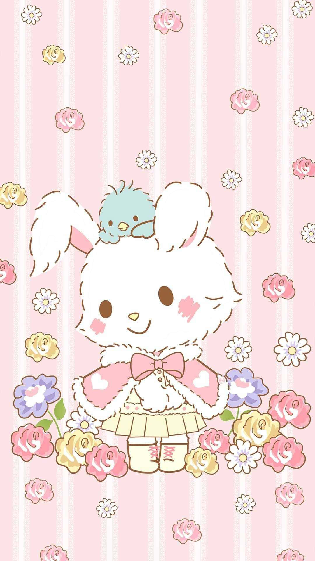 Cinnamoroll, Sanrio, white bunny, Full HD Phone Wallpaper