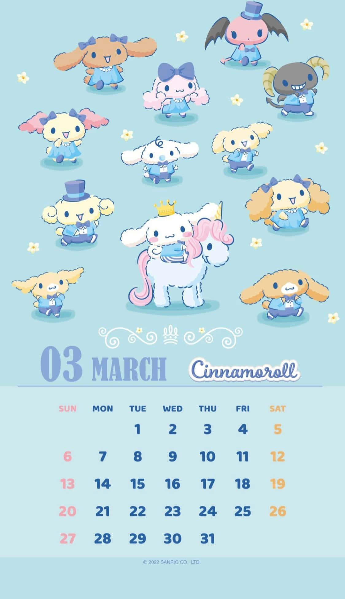 Cinnamoroll, Sanrio, pastel blue outfits, Full HD Phone Wallpaper