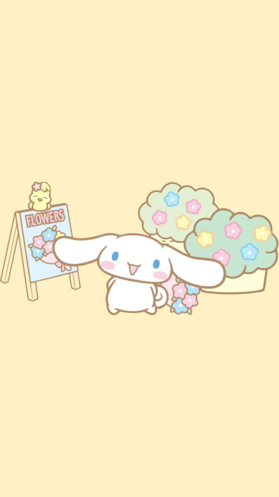 Cinnamoroll, Sanrio, white bunny, Full HD Phone Wallpaper