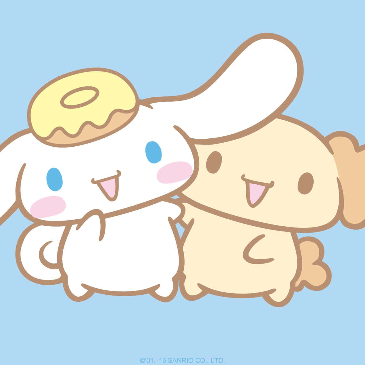 Cinnamoroll, Sanrio, donut hat, SD Desktop Wallpaper
