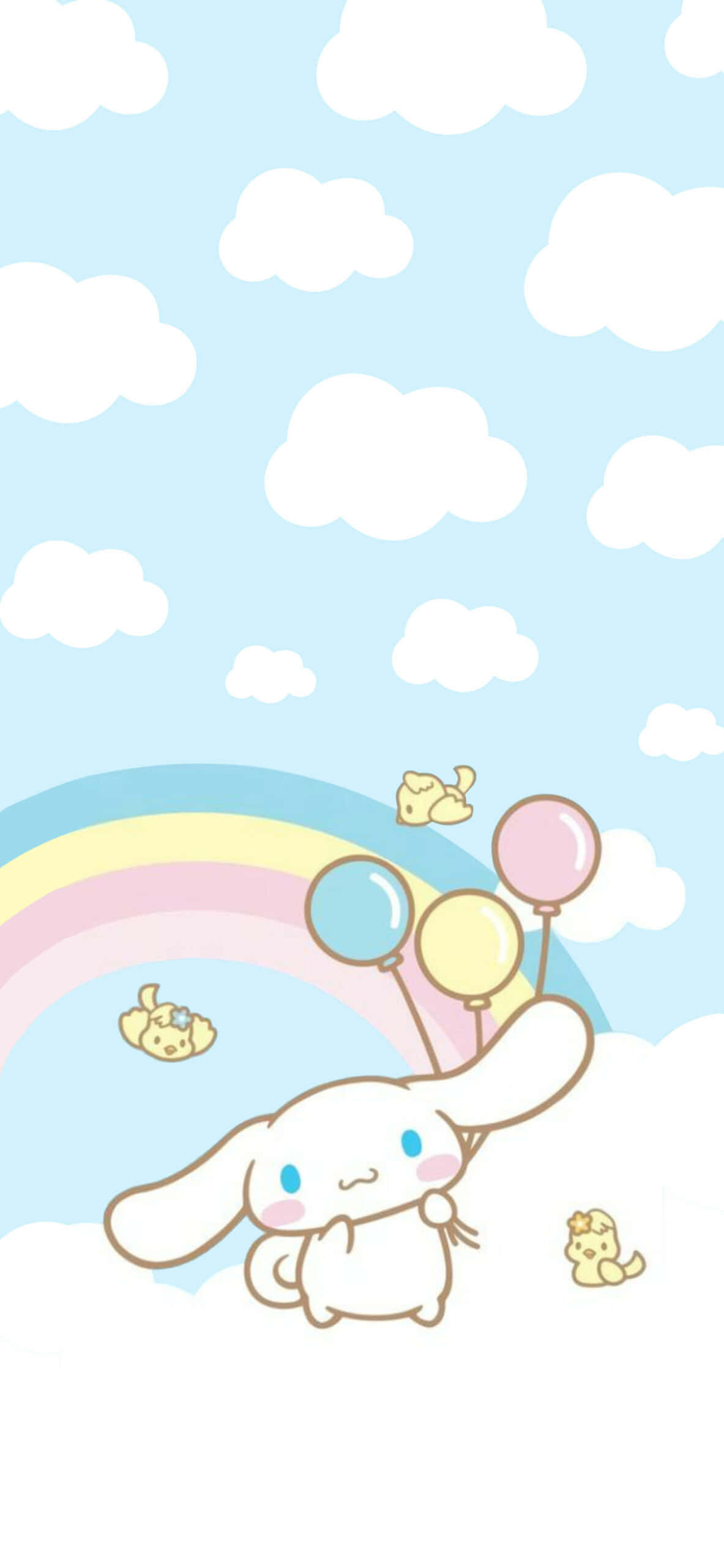 Cinnamoroll, Sanrio, white bunny, 2K Phone Wallpaper