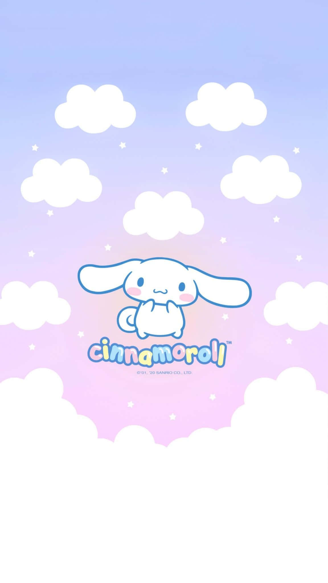 Cinnamoroll, Sanrio, fluffy clouds, Full HD Phone Wallpaper