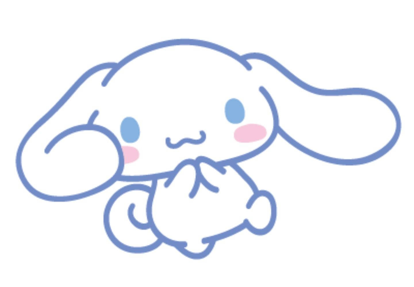Cinnamoroll, white, long ears, HD Desktop Wallpaper