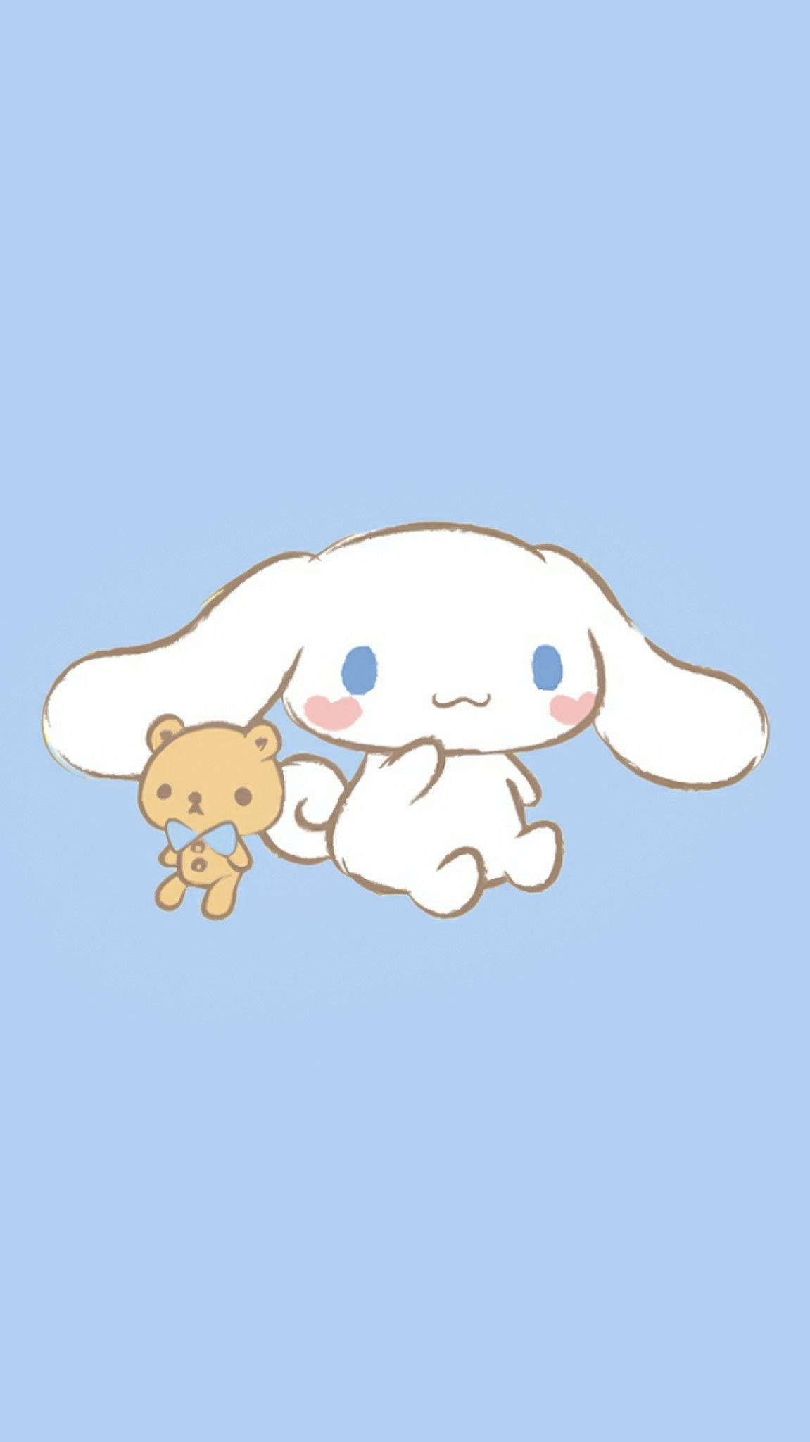 Cinnamoroll, white bunny, long ears, Full HD Phone Wallpaper