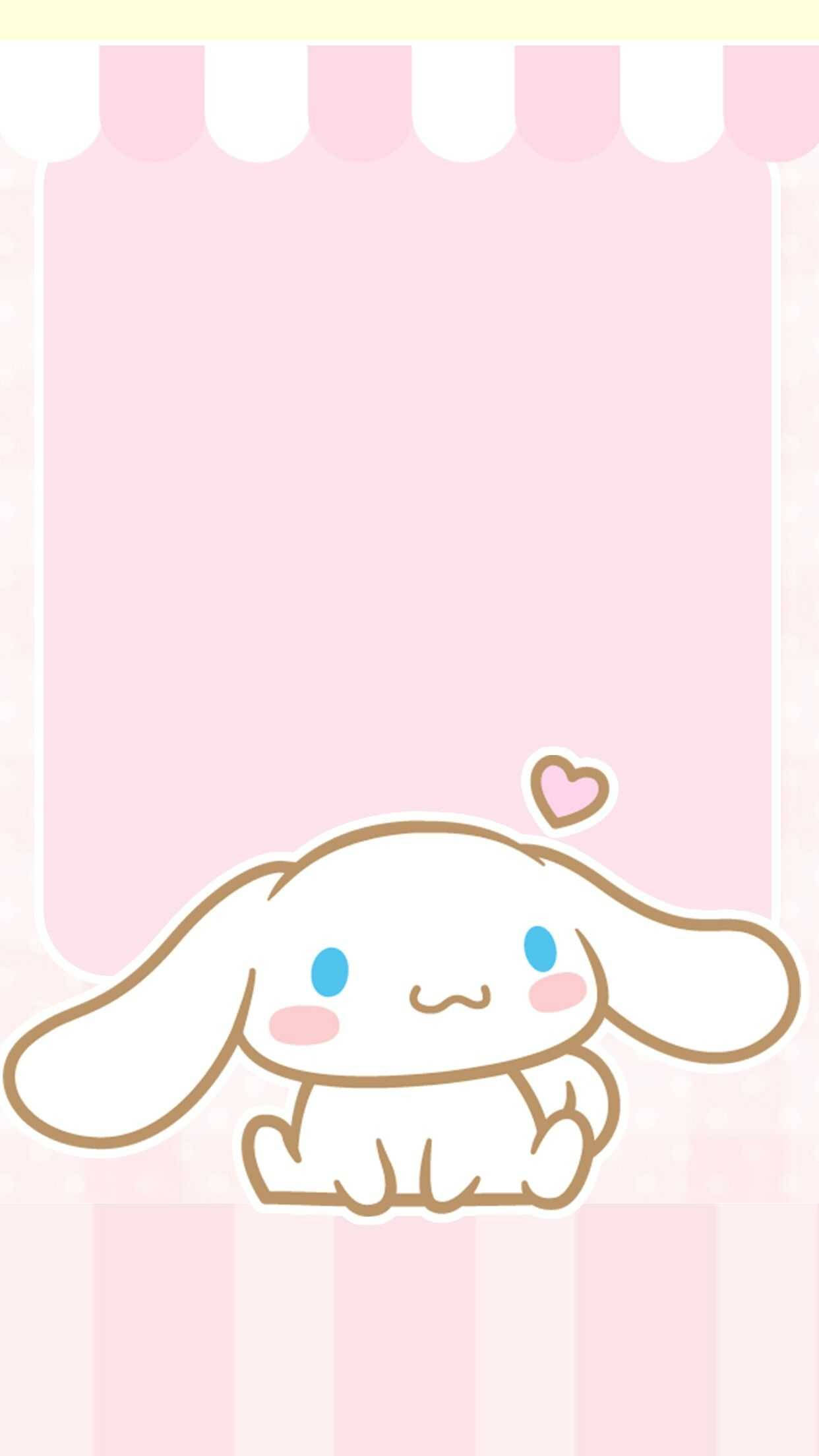 Cinnamoroll, white bunny, blue eyes, Full HD Phone Wallpaper