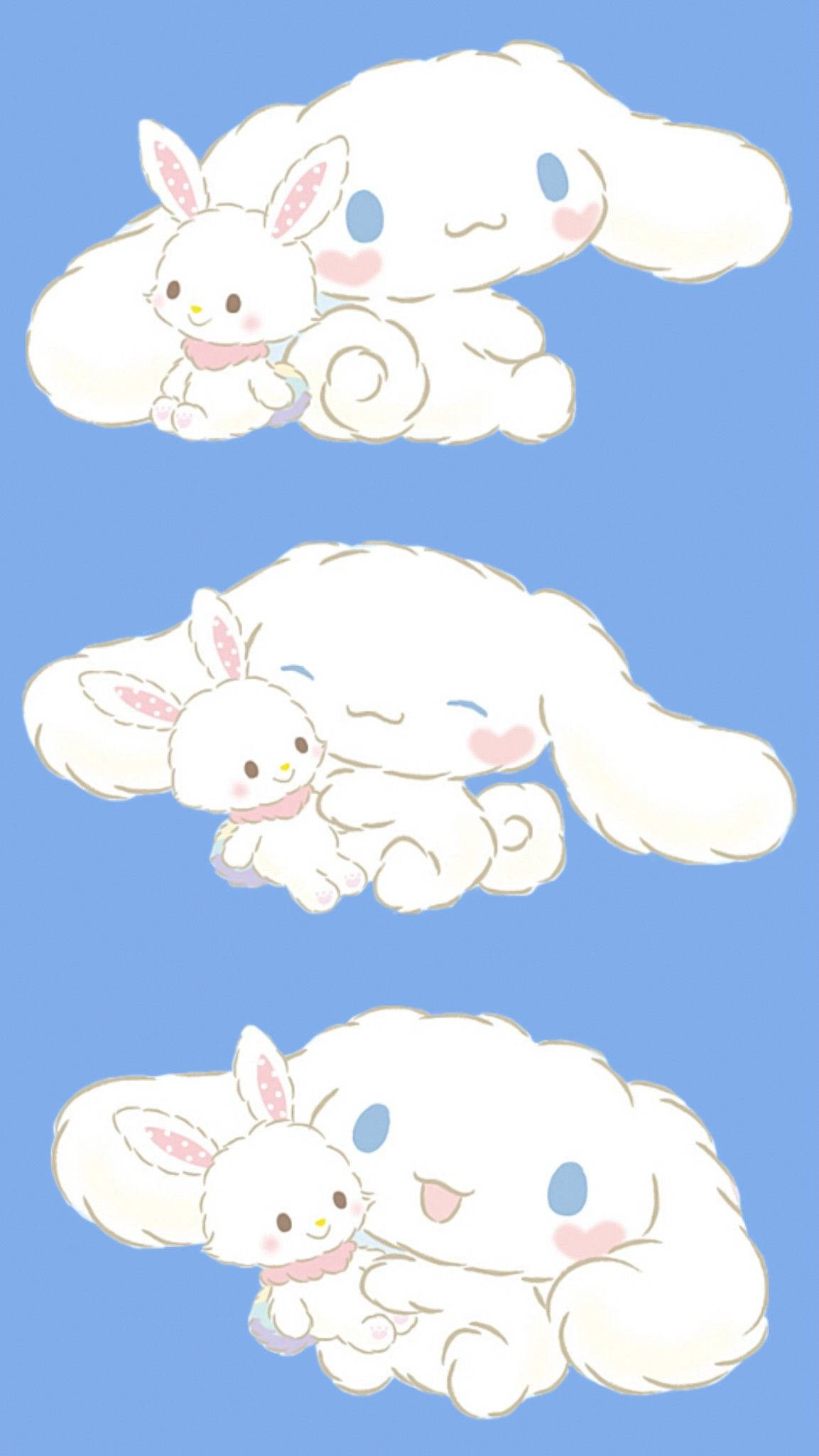 Cinnamoroll, bunny plushie, white bunny, Full HD Phone Wallpaper