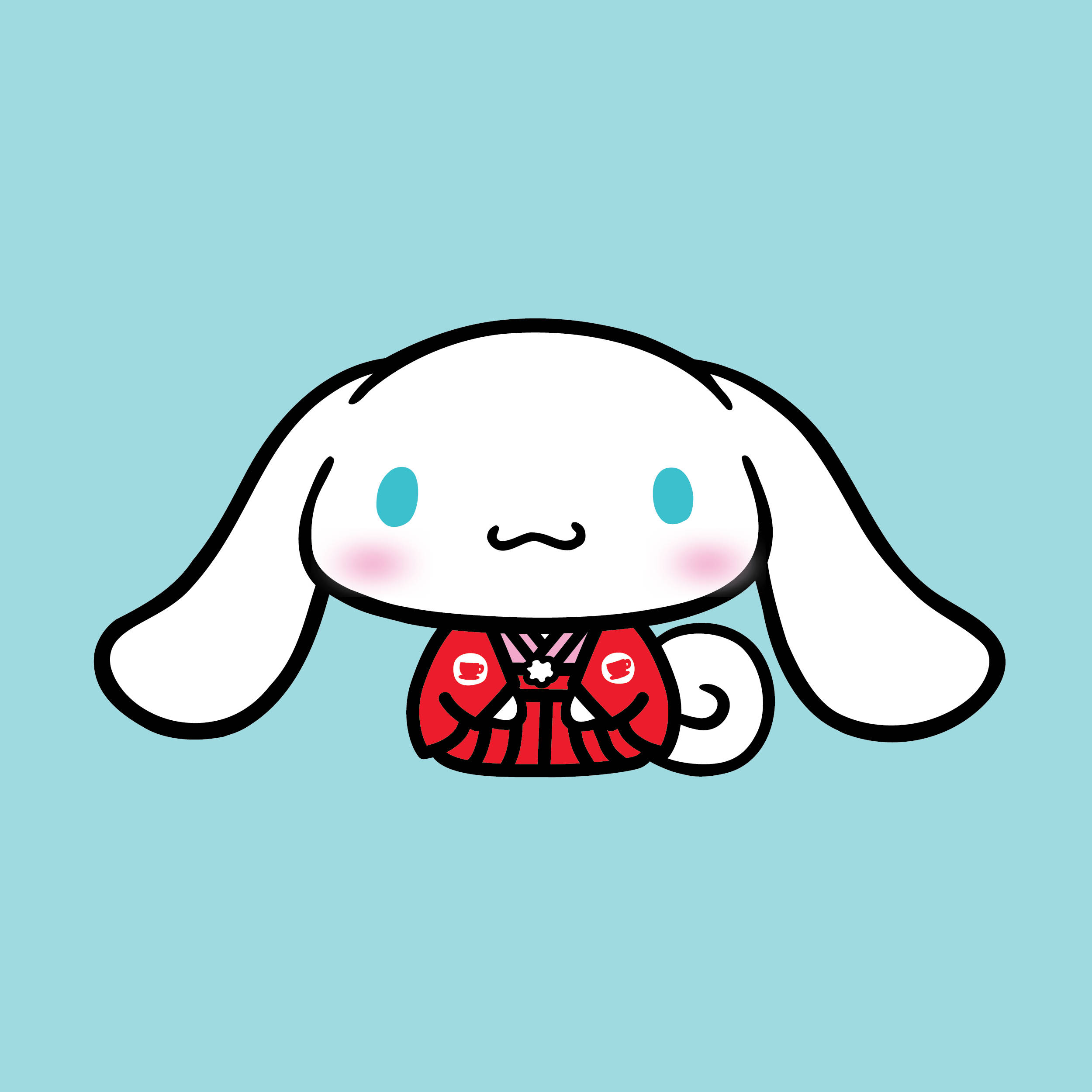 Cinnamoroll, red katana, red kimono, Full HD Desktop Wallpaper