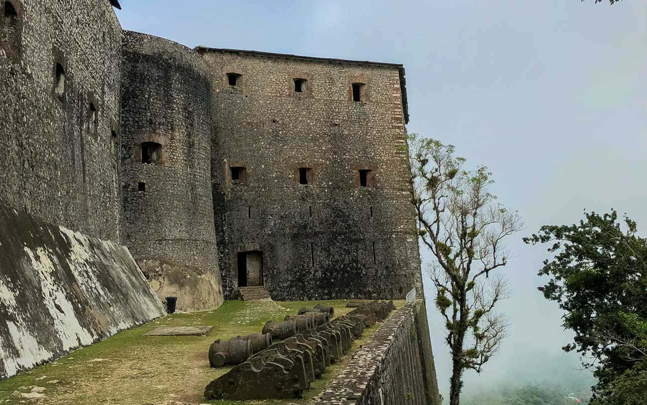Citadelle Laferriere, ancient stone fortress, weathered walls, HD Desktop Wallpaper