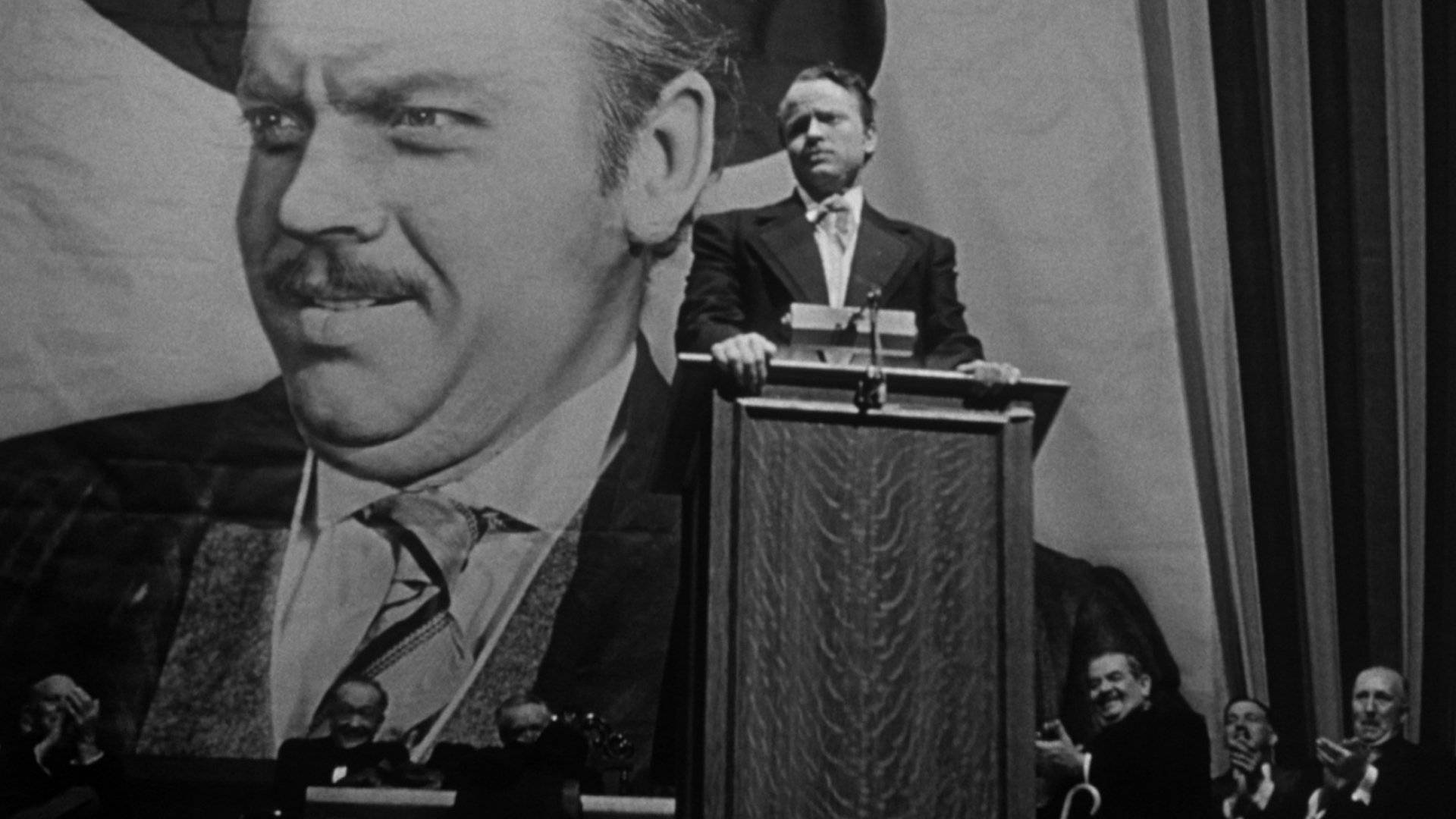 Citizen Kane, public speech, podium, Full HD Desktop Wallpaper