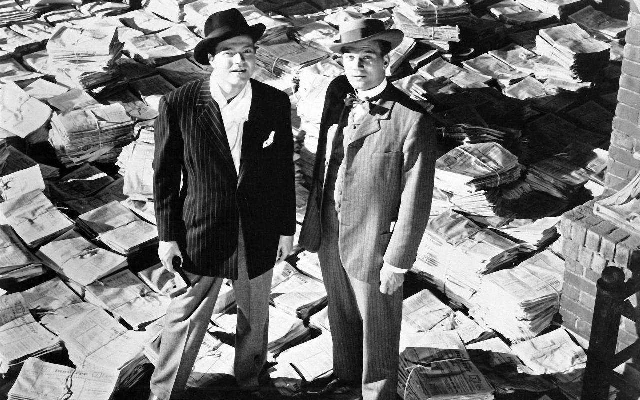 Citizen Kane, pinstripe suits, hats, HD Desktop Wallpaper