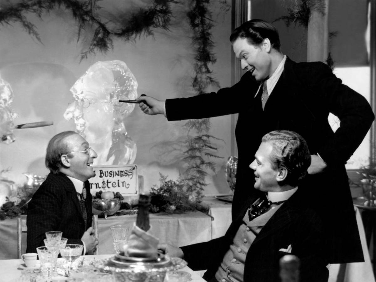 Citizen Kane, ice sculpture, man's head, SD Desktop Wallpaper