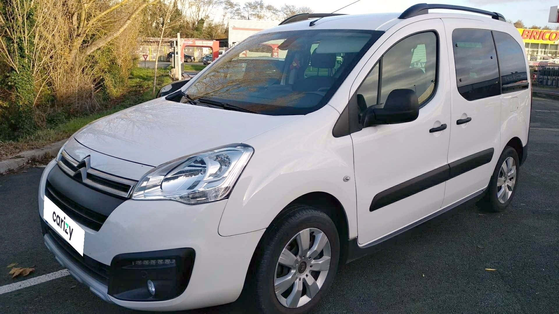 Citroen Berlingo, white, van, Full HD Desktop Wallpaper