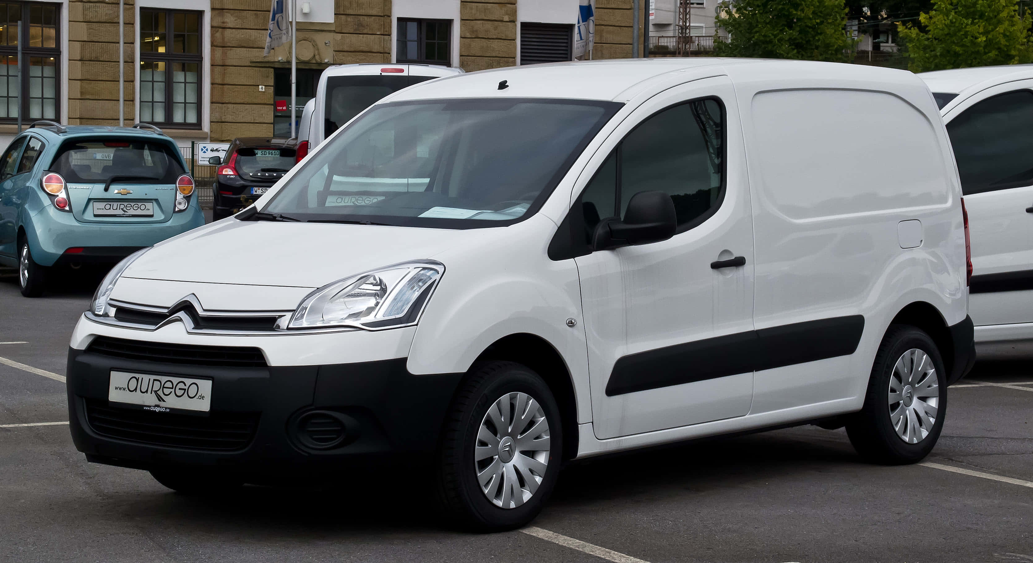 Citroen Berlingo, white, van, 2K Desktop Wallpaper