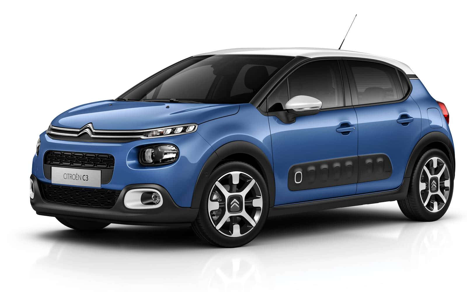 Citroen C3, blue, white roof, HD Desktop Wallpaper
