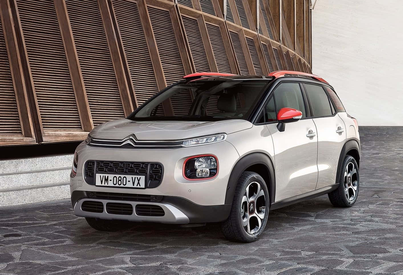 Citroen C3, silver, red accents, HD Desktop Wallpaper
