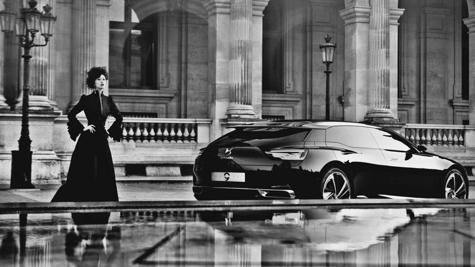 Citroen Numero 9 Concept, futuristic elegance, sleek modern car, Full HD Desktop Wallpaper