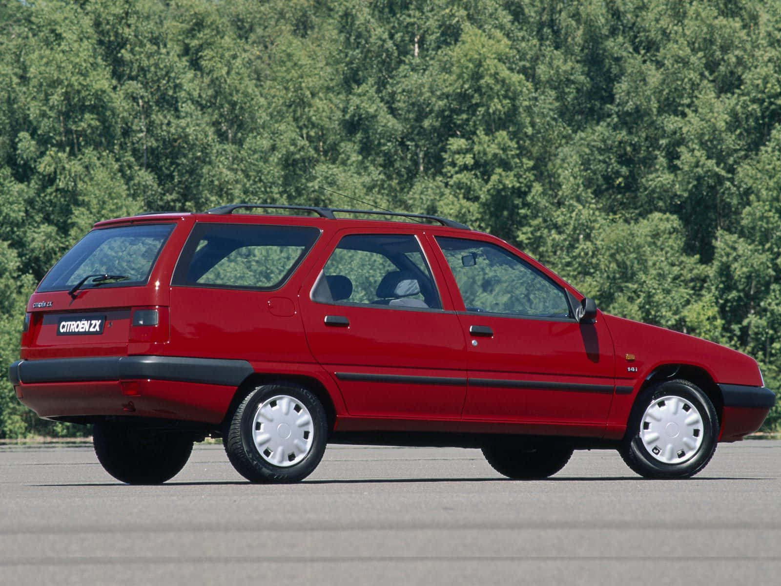 Citroen ZX, vibrant red, station wagon, HD Desktop Wallpaper