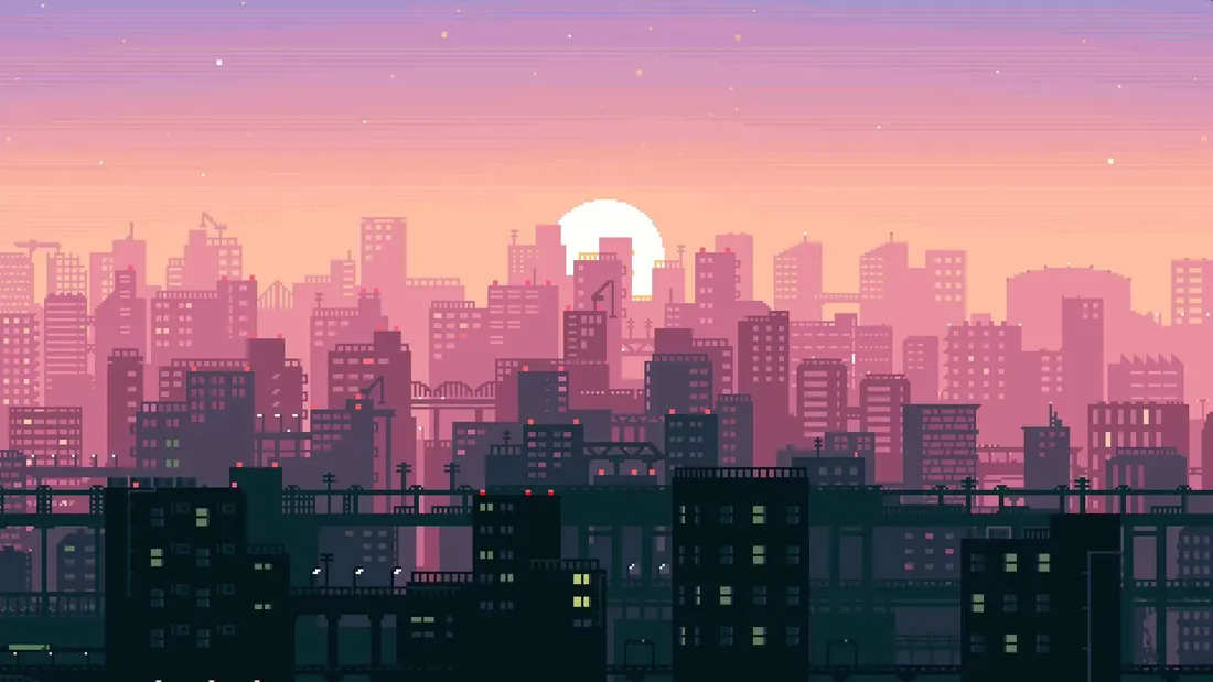 City Sunset iPhone