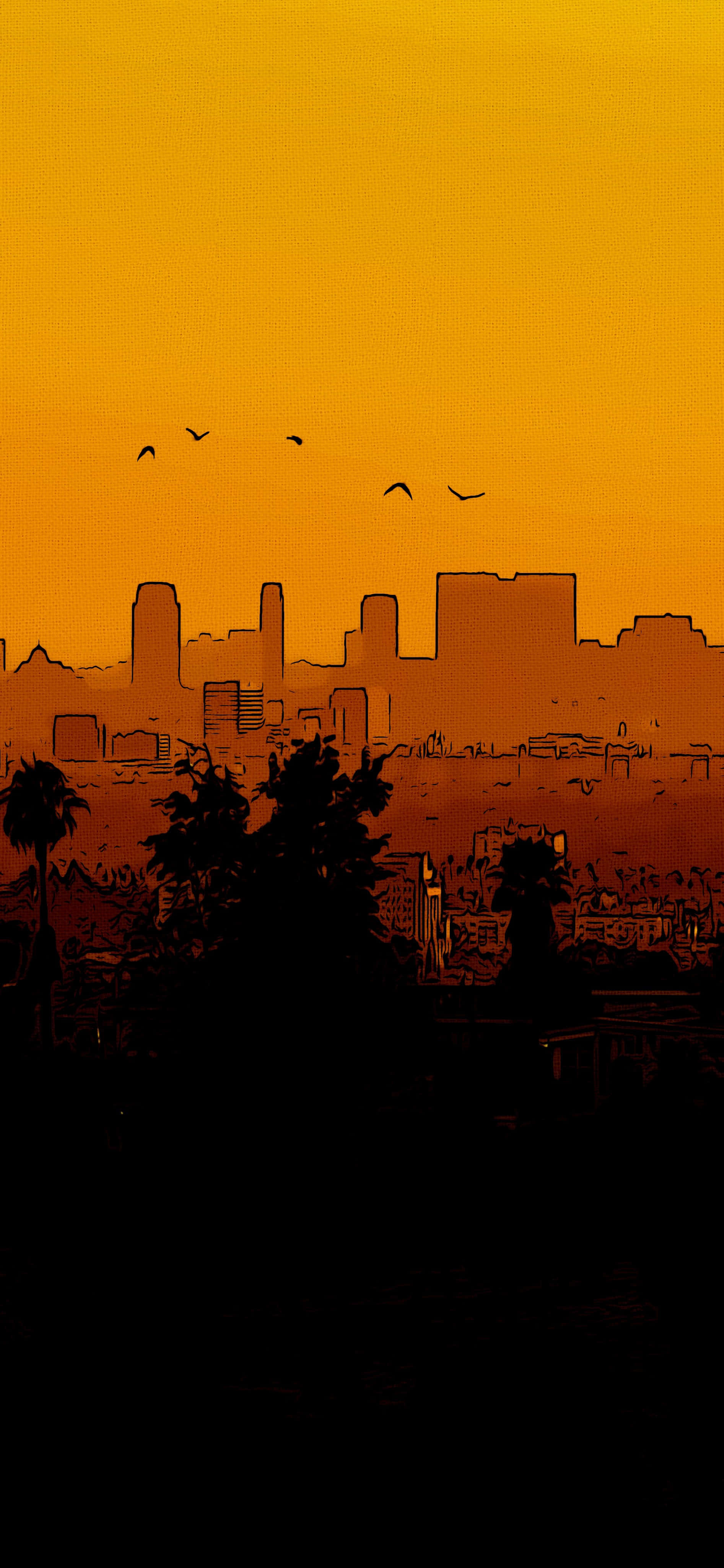 City Sunset iPhone, 1893 x 4096, sunset, 4K Phone Wallpaper