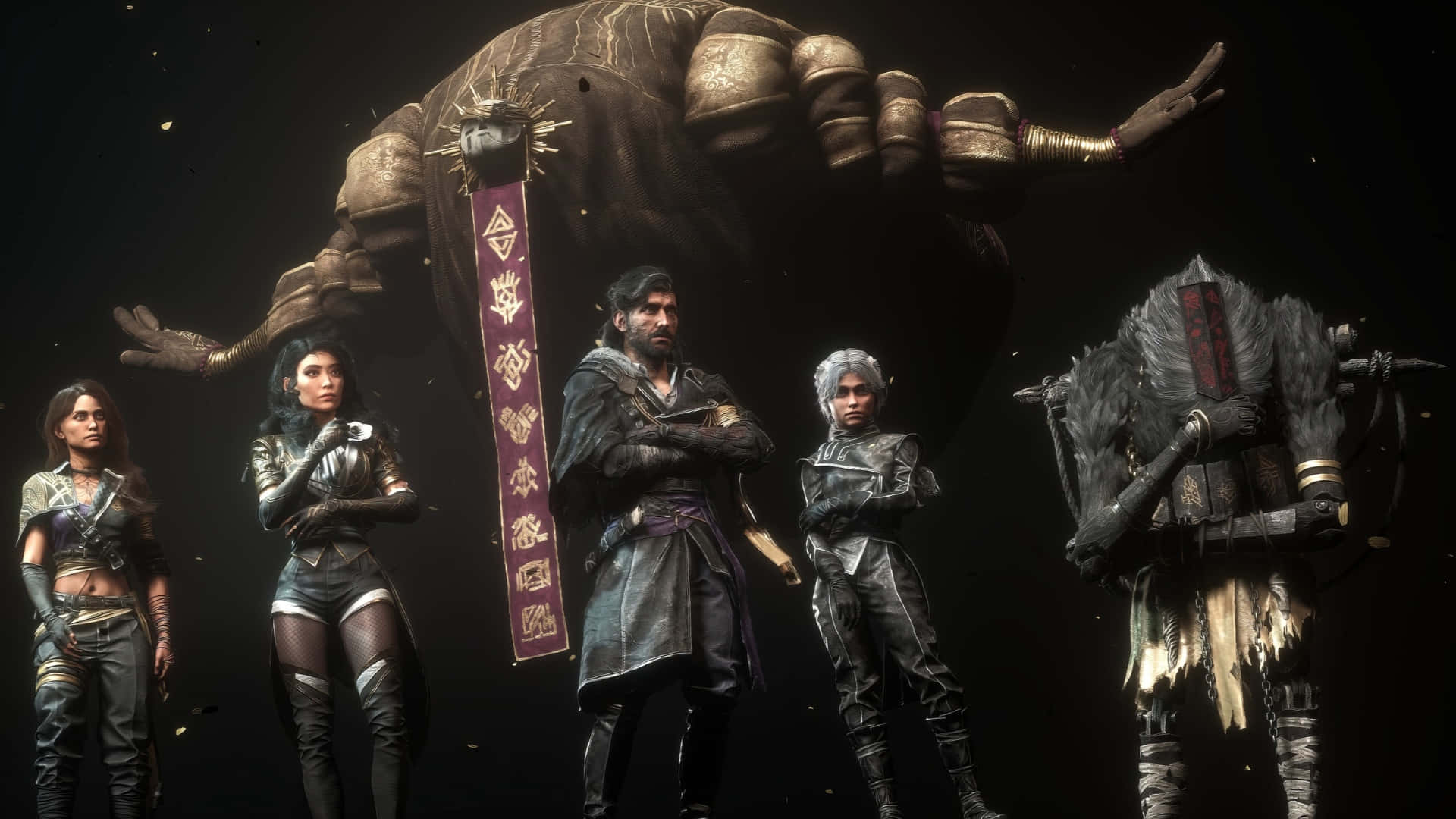 Clair Obscur Expedition 33, glowing fist, banner, Full HD Desktop Wallpaper
