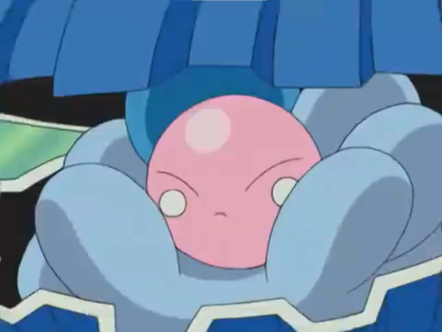 Clamperl, pink anime character, angry eyes, HD Desktop Wallpaper