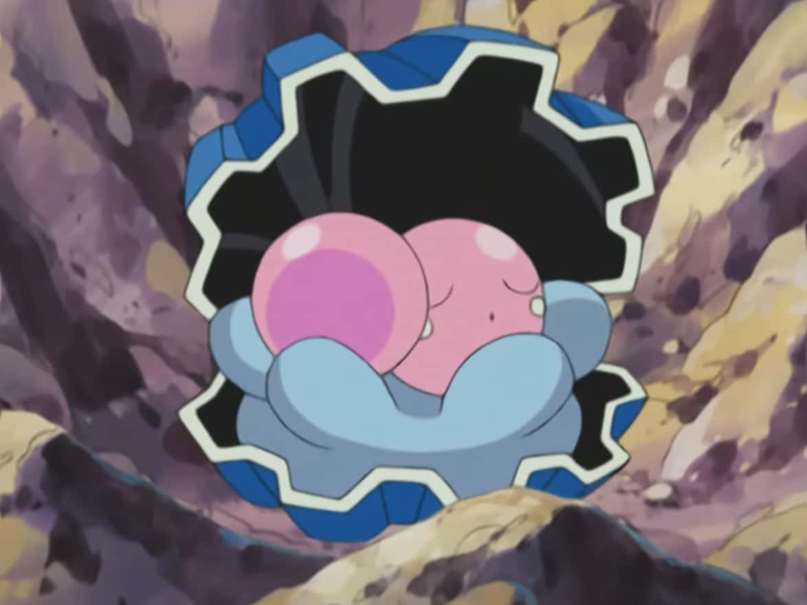 Clamperl, anime, pink and blue, SD Desktop Wallpaper