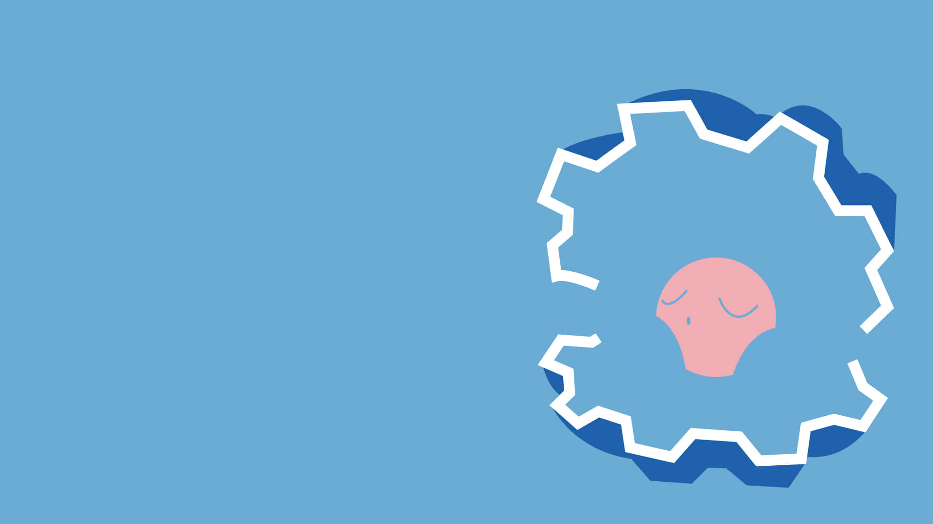 minimalist, blue, Clamperl, Full HD Desktop Wallpaper
