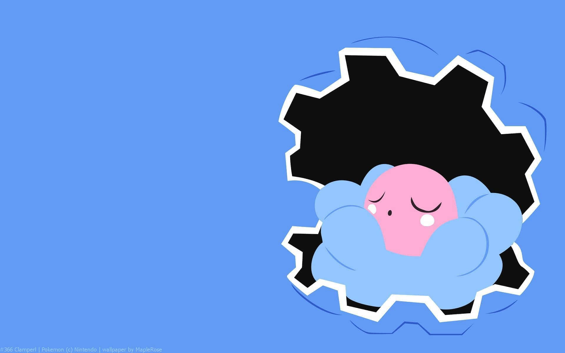 Clamperl, pink, closed eyes, Full HD Desktop Wallpaper