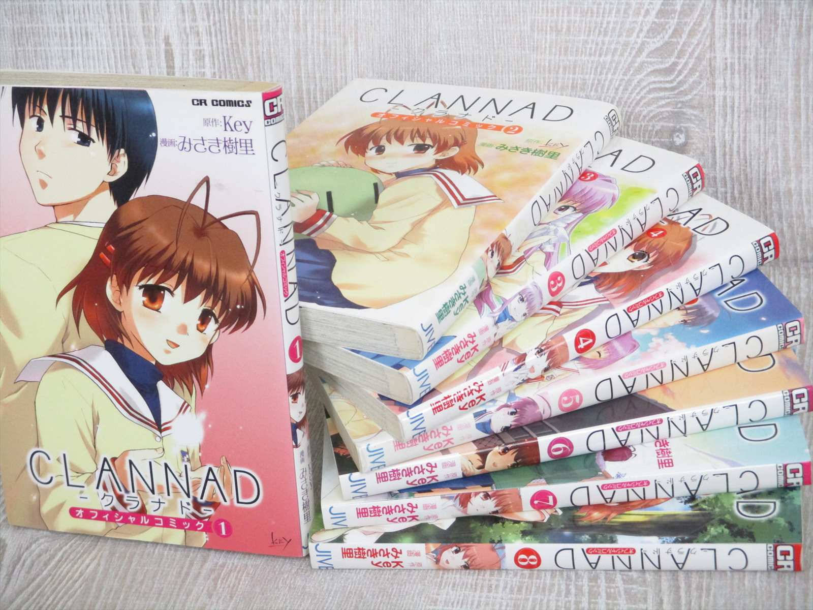 Clannad, manga volumes, anime-style covers, HD Desktop Wallpaper