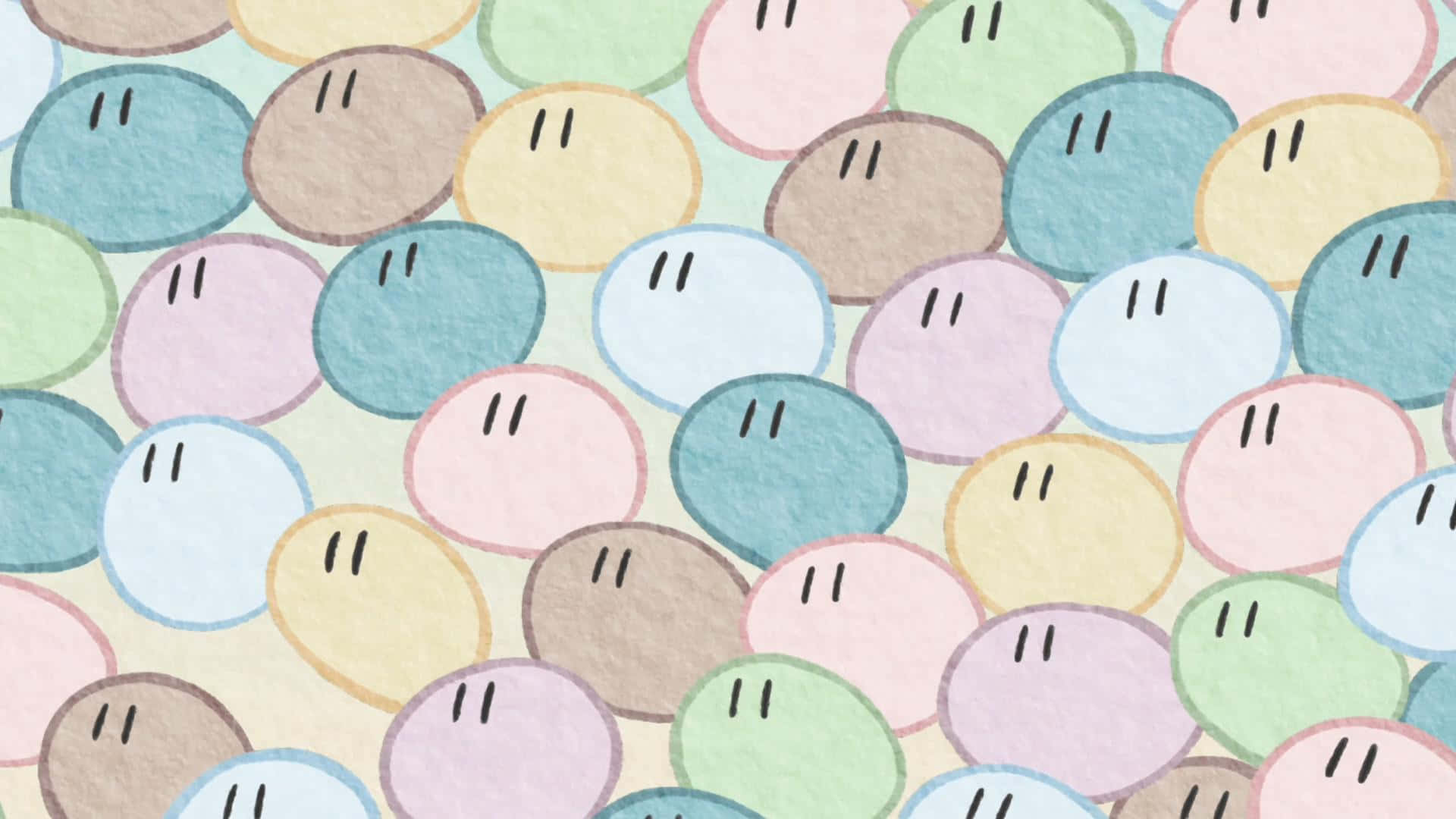 Clannad, dango plushies, pastel-colored, Full HD Desktop Wallpaper