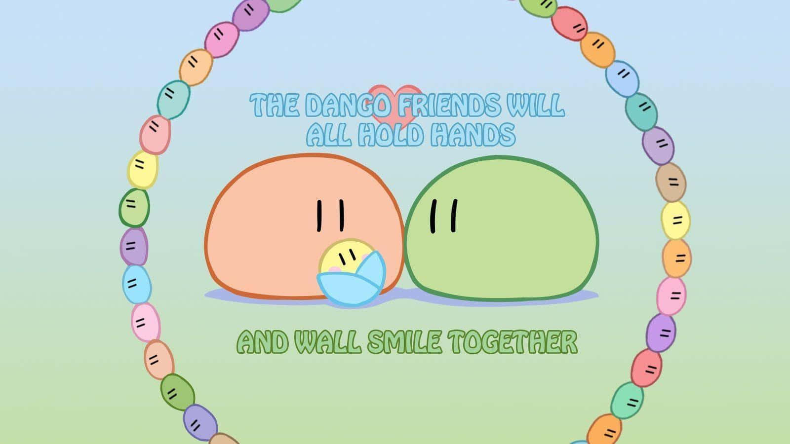 Clannad, dango, cartoon dango friends, HD Desktop Wallpaper