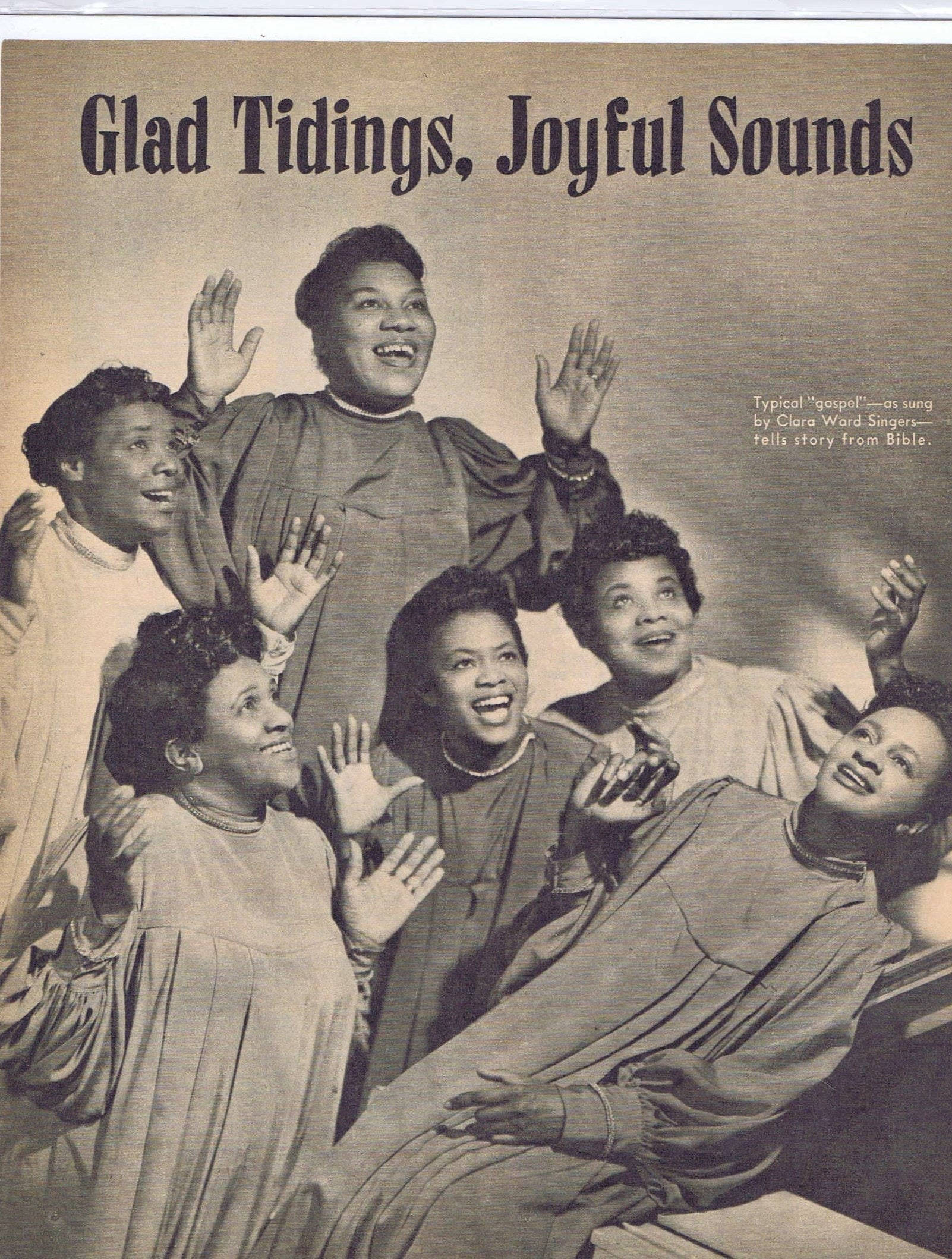 Clara Ward Singers, gospel singers, robes, Full HD Phone Wallpaper