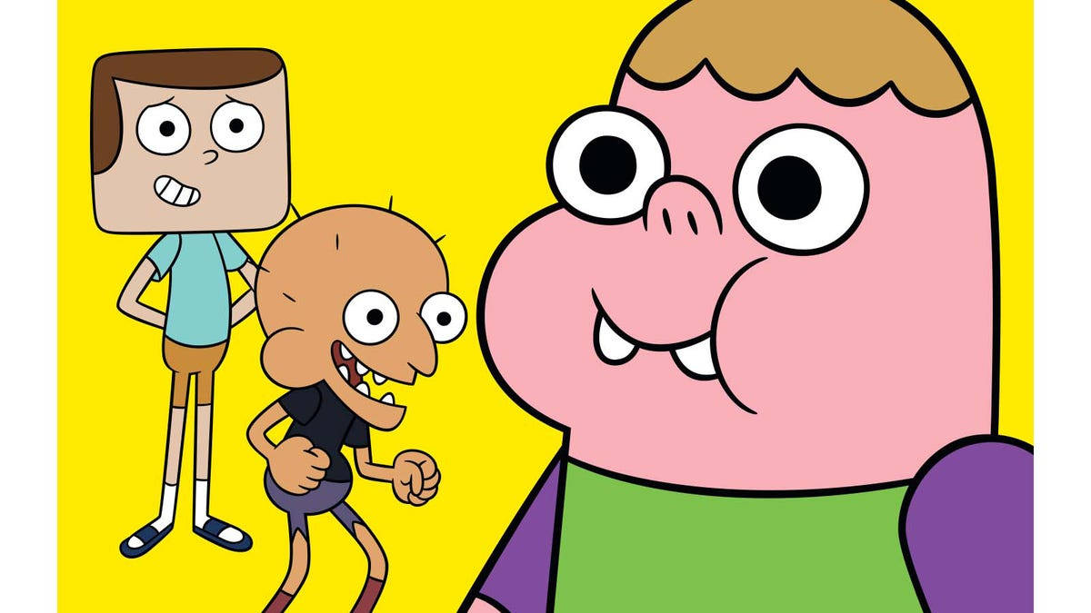 Clarence, bright yellow, cartoon characters, SD Desktop Wallpaper