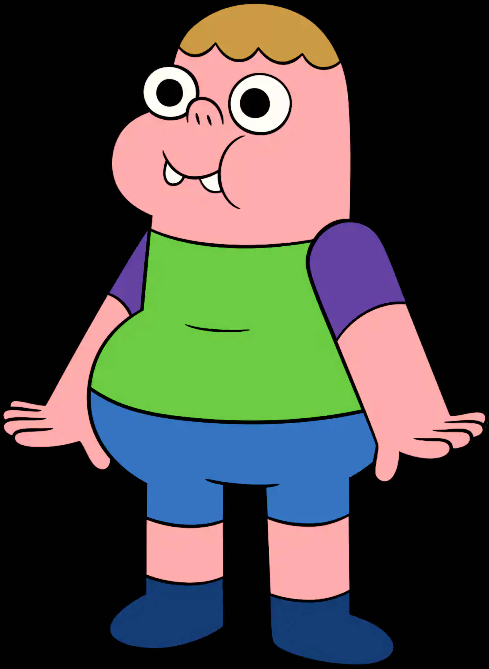 Clarence, green shirt, big eyes, Full HD Phone Wallpaper