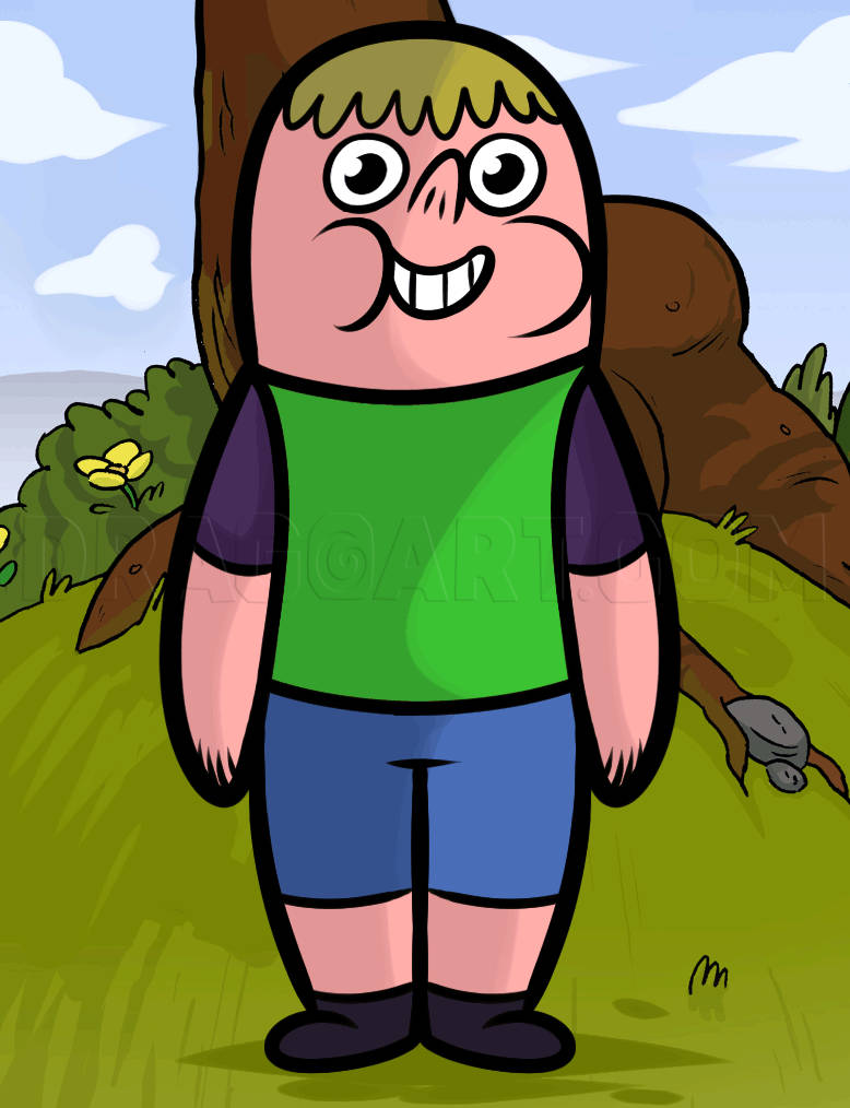 Clarence, green shirt, blue shorts, SD Phone Wallpaper