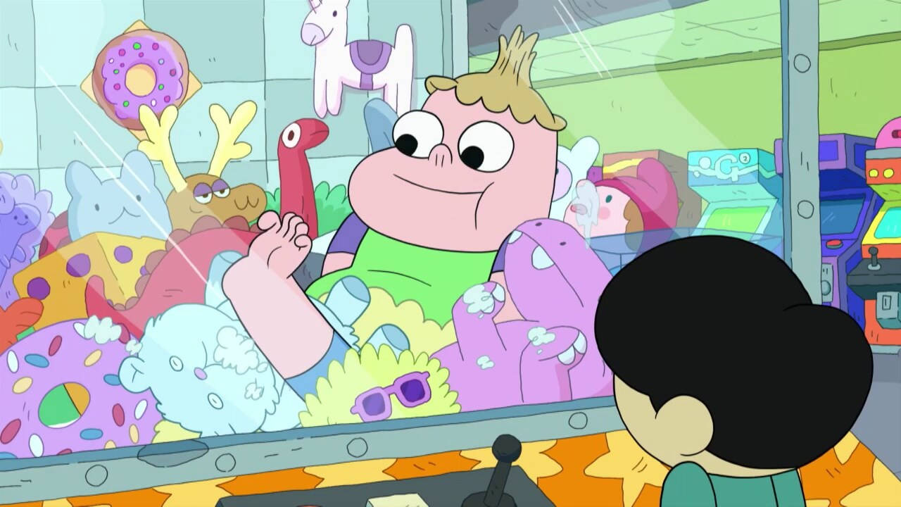 Clarence, claw machine, green shirt, HD Desktop Wallpaper