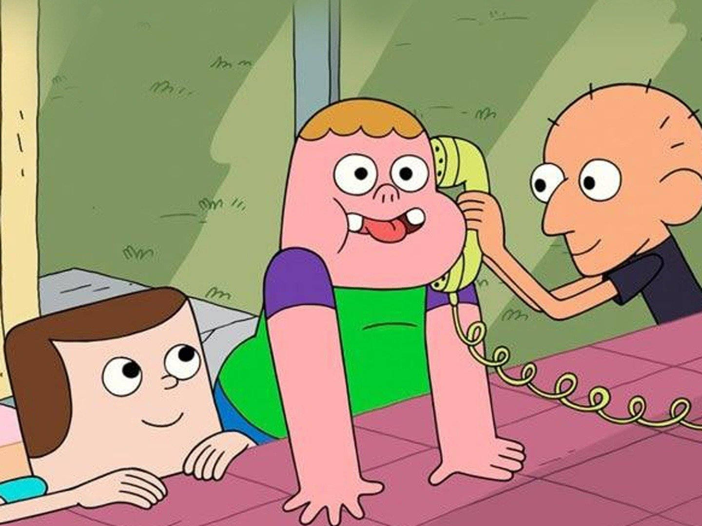 Clarence, telephone, yellow phone, HD Desktop Wallpaper