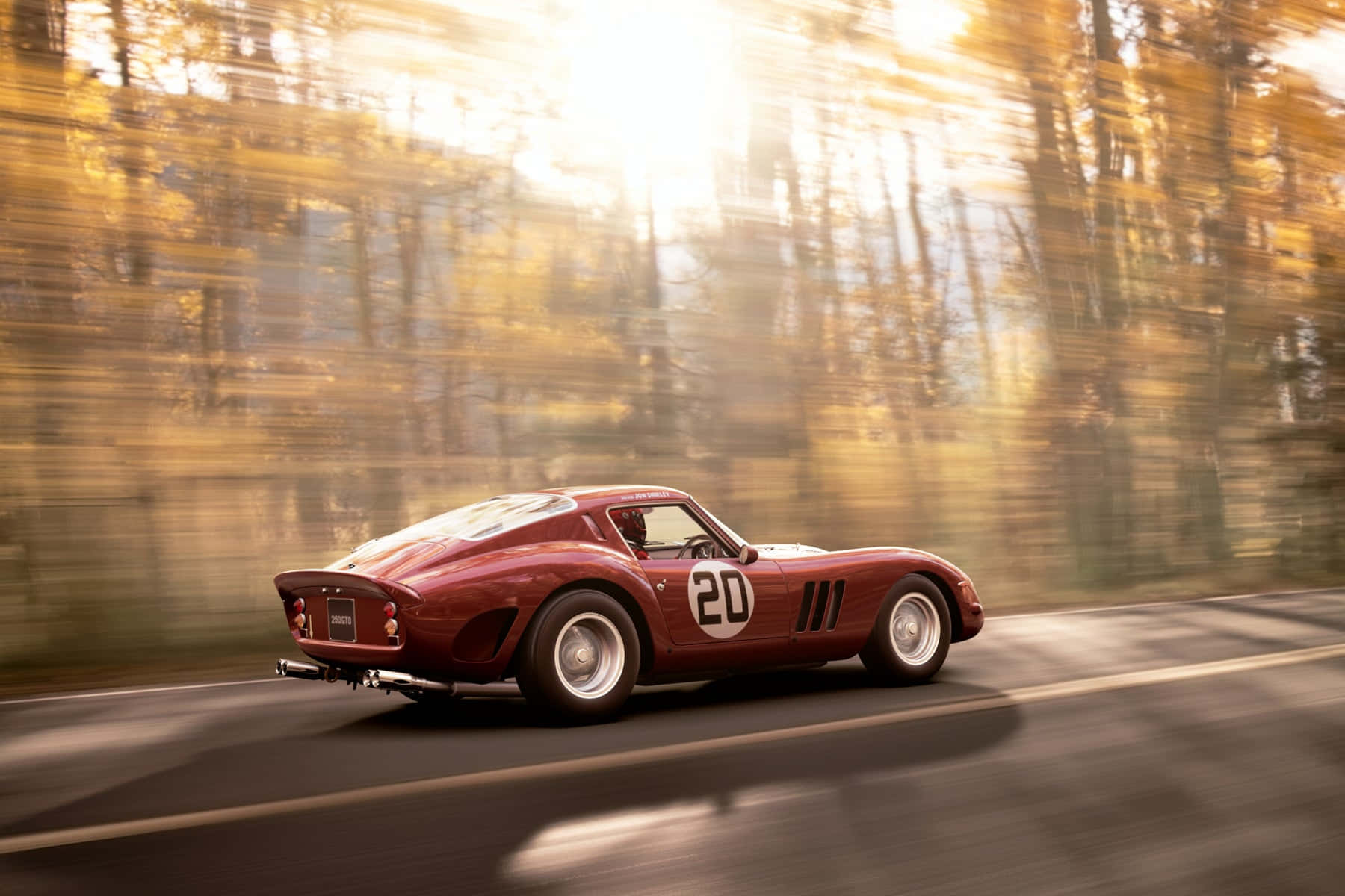Classic Ferrari, 250 GTO, red, HD Desktop Wallpaper