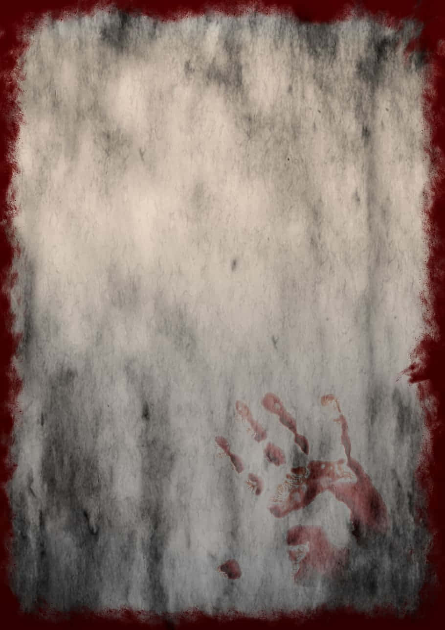 bloodstained ghostly backdrop, weathered parchment, bloody handprint, HD Phone Wallpaper
