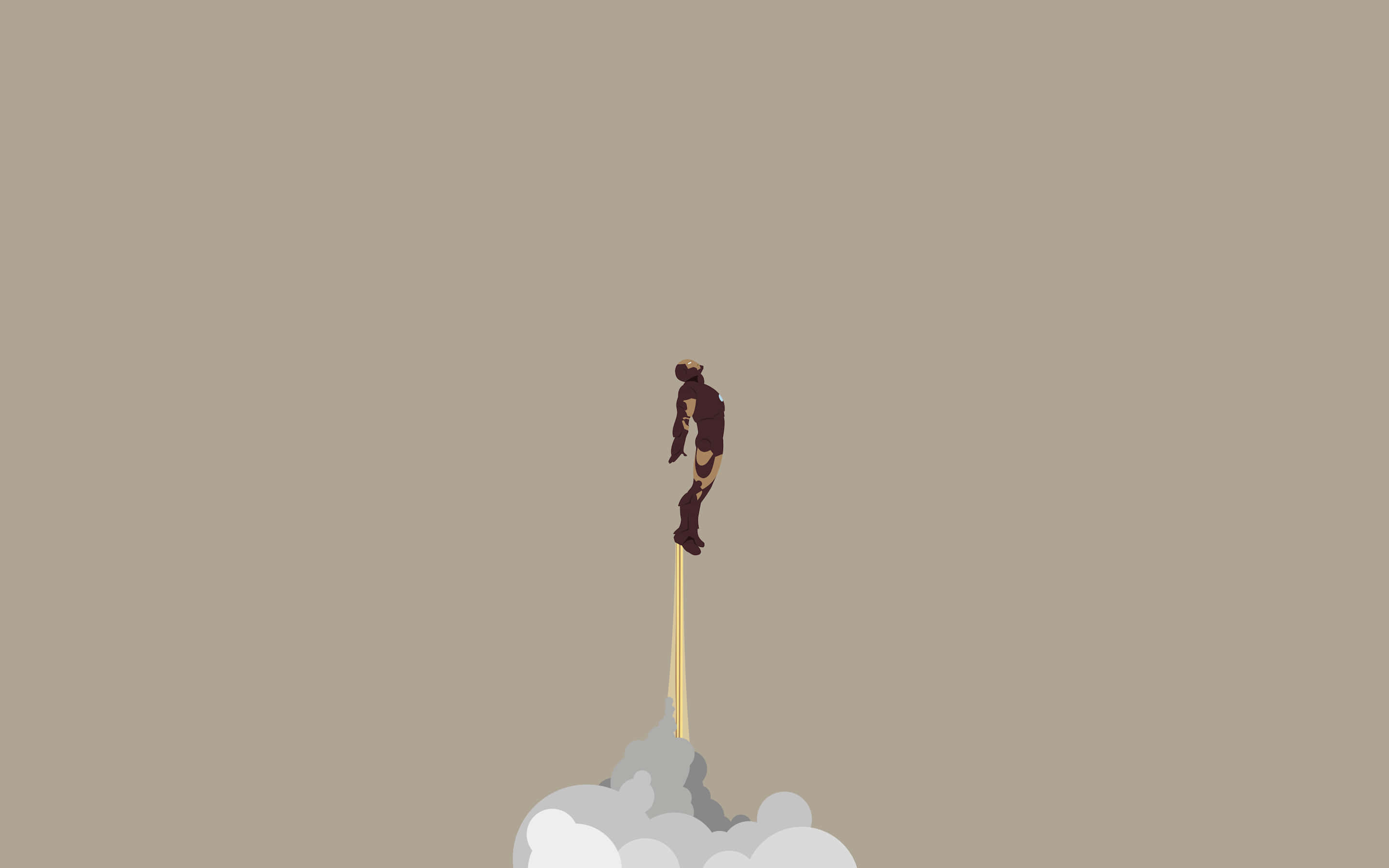 Classic Iron Man, Iron Man, jet propulsion, 2K Desktop Wallpaper