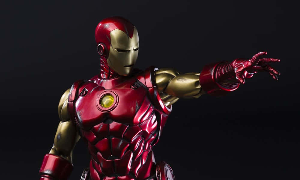 Iron Man, red and gold, sunset, SD Desktop Wallpaper