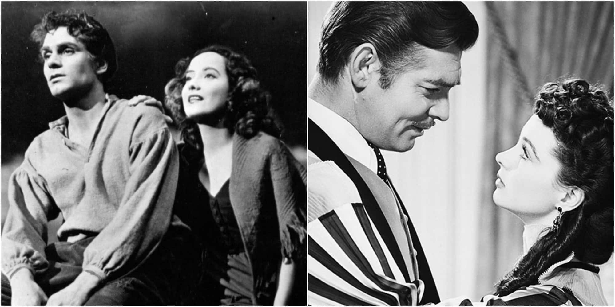 Classic Movie, black and white film, romantic couples, Full HD Desktop Wallpaper