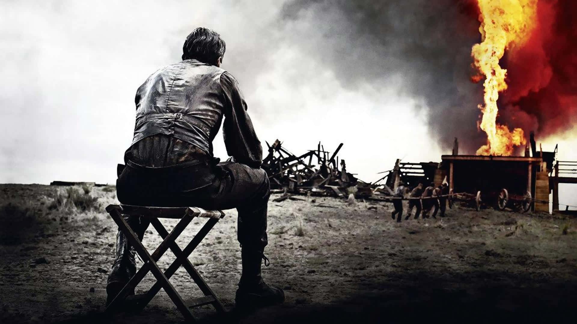 Classic Movie, 1920 x 1080, burning building, Full HD Desktop Wallpaper