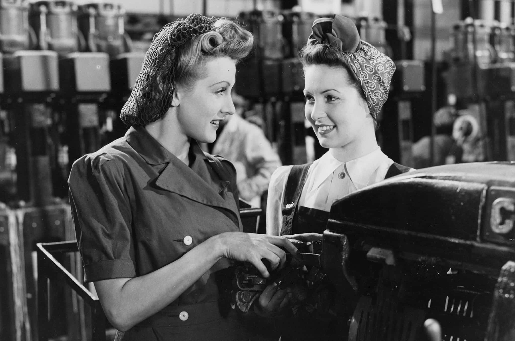 Classic Movie, black and white, vintage work uniforms, Full HD Desktop Wallpaper