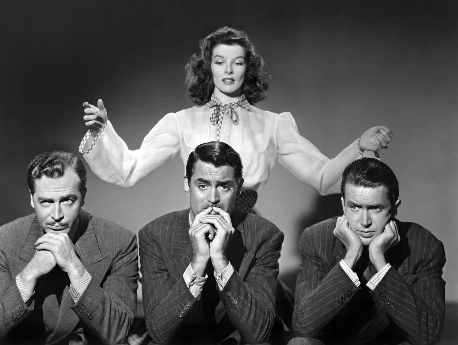 Classic Movie, black-and-white, three men in suits, HD Desktop Wallpaper