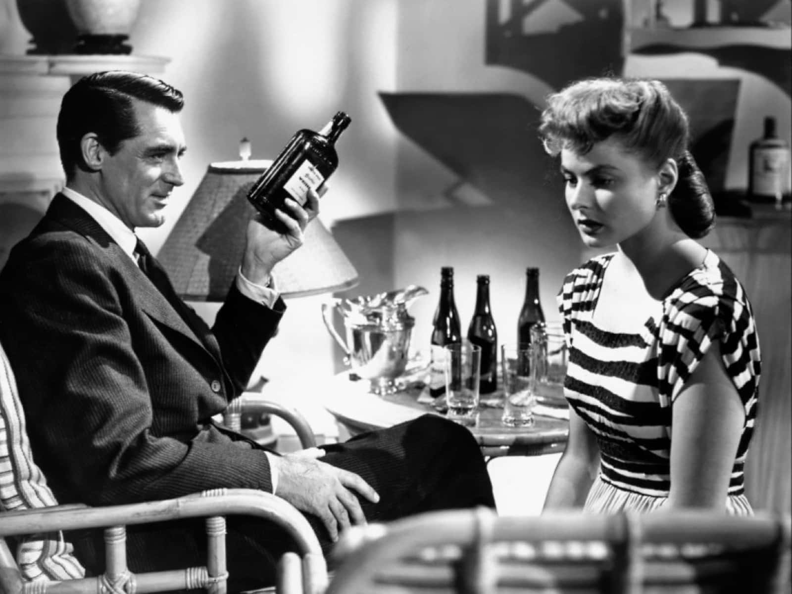 Classic Movie, vintage projector, man in a suit, HD Desktop Wallpaper
