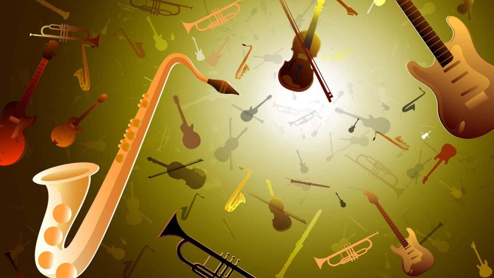classical music, guitars, saxophones, HD Desktop Wallpaper